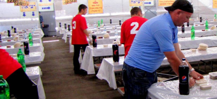 תיעוד ממטבח הכנסת אורחים